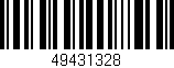Código de barras (EAN, GTIN, SKU, ISBN): '49431328'