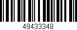 Código de barras (EAN, GTIN, SKU, ISBN): '49433348'