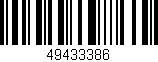 Código de barras (EAN, GTIN, SKU, ISBN): '49433386'