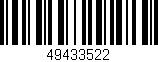 Código de barras (EAN, GTIN, SKU, ISBN): '49433522'
