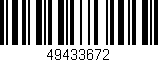 Código de barras (EAN, GTIN, SKU, ISBN): '49433672'