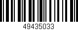Código de barras (EAN, GTIN, SKU, ISBN): '49435033'