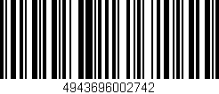 Código de barras (EAN, GTIN, SKU, ISBN): '4943696002742'