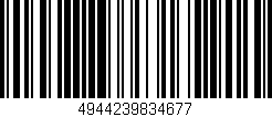 Código de barras (EAN, GTIN, SKU, ISBN): '4944239834677'