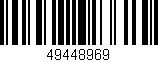 Código de barras (EAN, GTIN, SKU, ISBN): '49448969'