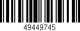 Código de barras (EAN, GTIN, SKU, ISBN): '49449745'