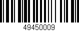 Código de barras (EAN, GTIN, SKU, ISBN): '49450009'