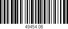 Código de barras (EAN, GTIN, SKU, ISBN): '49454.06'