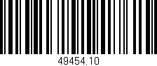 Código de barras (EAN, GTIN, SKU, ISBN): '49454.10'