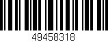 Código de barras (EAN, GTIN, SKU, ISBN): '49458318'