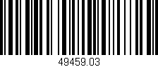 Código de barras (EAN, GTIN, SKU, ISBN): '49459.03'