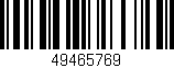 Código de barras (EAN, GTIN, SKU, ISBN): '49465769'
