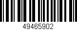 Código de barras (EAN, GTIN, SKU, ISBN): '49465902'