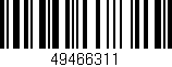 Código de barras (EAN, GTIN, SKU, ISBN): '49466311'