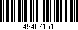 Código de barras (EAN, GTIN, SKU, ISBN): '49467151'