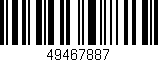 Código de barras (EAN, GTIN, SKU, ISBN): '49467887'