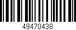 Código de barras (EAN, GTIN, SKU, ISBN): '49470438'