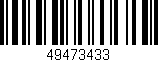 Código de barras (EAN, GTIN, SKU, ISBN): '49473433'