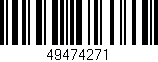 Código de barras (EAN, GTIN, SKU, ISBN): '49474271'