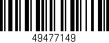 Código de barras (EAN, GTIN, SKU, ISBN): '49477149'