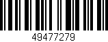 Código de barras (EAN, GTIN, SKU, ISBN): '49477279'