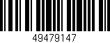 Código de barras (EAN, GTIN, SKU, ISBN): '49479147'