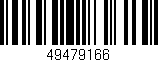 Código de barras (EAN, GTIN, SKU, ISBN): '49479166'