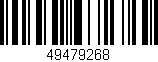 Código de barras (EAN, GTIN, SKU, ISBN): '49479268'