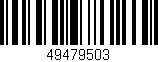 Código de barras (EAN, GTIN, SKU, ISBN): '49479503'