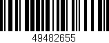 Código de barras (EAN, GTIN, SKU, ISBN): '49482655'