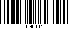 Código de barras (EAN, GTIN, SKU, ISBN): '49483.11'
