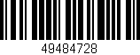 Código de barras (EAN, GTIN, SKU, ISBN): '49484728'
