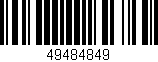 Código de barras (EAN, GTIN, SKU, ISBN): '49484849'