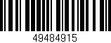 Código de barras (EAN, GTIN, SKU, ISBN): '49484915'