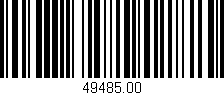 Código de barras (EAN, GTIN, SKU, ISBN): '49485.00'