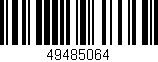 Código de barras (EAN, GTIN, SKU, ISBN): '49485064'