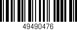 Código de barras (EAN, GTIN, SKU, ISBN): '49490476'