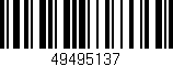 Código de barras (EAN, GTIN, SKU, ISBN): '49495137'