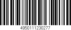 Código de barras (EAN, GTIN, SKU, ISBN): '4950111230277'