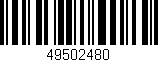 Código de barras (EAN, GTIN, SKU, ISBN): '49502480'