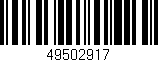 Código de barras (EAN, GTIN, SKU, ISBN): '49502917'