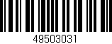 Código de barras (EAN, GTIN, SKU, ISBN): '49503031'