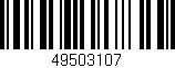 Código de barras (EAN, GTIN, SKU, ISBN): '49503107'