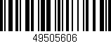 Código de barras (EAN, GTIN, SKU, ISBN): '49505606'