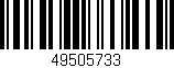 Código de barras (EAN, GTIN, SKU, ISBN): '49505733'