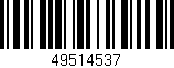 Código de barras (EAN, GTIN, SKU, ISBN): '49514537'