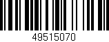 Código de barras (EAN, GTIN, SKU, ISBN): '49515070'