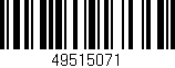 Código de barras (EAN, GTIN, SKU, ISBN): '49515071'