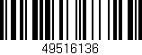 Código de barras (EAN, GTIN, SKU, ISBN): '49516136'
