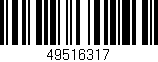 Código de barras (EAN, GTIN, SKU, ISBN): '49516317'